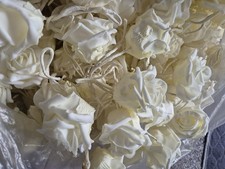 Ivory foam roses for sale  WAKEFIELD