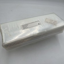 1000 sacos poli de 5"x14" 2 mil planos transparentes abertura superior embalagem plástica comprar usado  Enviando para Brazil