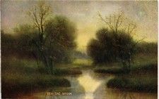 Selos do Dr Jim cartão postal arte da vassoura paisagem não publicado comprar usado  Enviando para Brazil