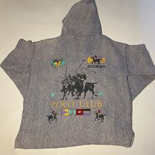 Tapete de drogas mexicano multicolorido vintage Polo Club Molina pés Lauderdale com capuz raro GG comprar usado  Enviando para Brazil
