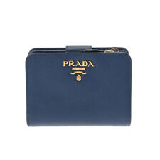 PRADA Cartera Compacta Azul 1ML018 Monedero 805000944730000, usado segunda mano  Embacar hacia Argentina