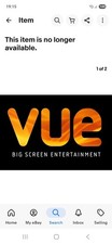 vue vue cinema for sale  PLYMOUTH