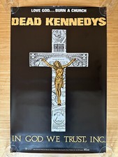 Usado, Pôster promocional vintage original Dead Kennedys In God We Trust Winston Smith RARO comprar usado  Enviando para Brazil