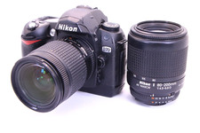 LENTES NIKON D70 DSLR CÂMERA DIGITAL NIKKOR 28-90MM D 80-200MM FUNCIONA FRETE GRÁTIS comprar usado  Enviando para Brazil