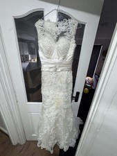Ivory satin bridal for sale  LONDON