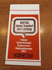 Prospekt dieteg weidemelkpumpe gebraucht kaufen  Spraitbach