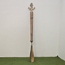 Usado, Vintage 1950 BRASS WOOD SHOE HORN Design de Navio Náutico NAVY 20” Botas de Sapato Longo comprar usado Usado, Vintage 1950 BRASS WOOD SHOE HORN Design de Navio Náutico NAVY 20” Botas de Sapato Longo comprar usado  Enviando para Brazil