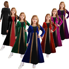 Vestido infantil feminino princesa roupão saia Halloween vestido renascentista fantasia linha A comprar usado  Enviando para Brazil