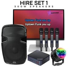 Karaoke hire set for sale  POOLE