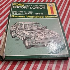 Haynes ford escort for sale  WATERLOOVILLE