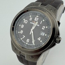Timex Expedition relógio de quartzo militar masculino 100m couro preto analógico nova bateria comprar usado  Enviando para Brazil
