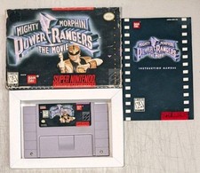 Mighty Morphin Power Rangers The Movie (Super Nintendo) CIB Completo com Manual comprar usado  Enviando para Brazil