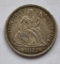 Dime 1873 arrowes usato  Bra
