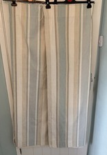 laura ashley stripe curtains for sale  BRIGHOUSE