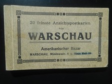 Warszawa Warszawa Bazar amerykański mały stary album pocztówkowy 16 AK na sprzedaż  Wysyłka do Poland