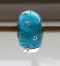 Trollbeads ooak turquoise for sale  LONGFIELD