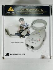 Interface de áudio Behringer Guitar Link UCG102 USB nova na caixa, usado comprar usado  Enviando para Brazil