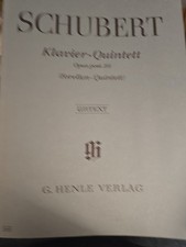Schubert klavier quintett d'occasion  Expédié en Belgium