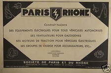 Advertising paris rhône d'occasion  Expédié en Belgium