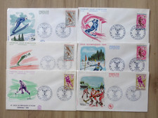 Enveloppes fdc soie d'occasion  Vallon-Pont-d'Arc