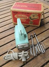 Vintage 1960 Cozinha Batedeira Manual Sunbeam HMD-1 Mixmaster Funciona Limpo BOM! comprar usado  Enviando para Brazil