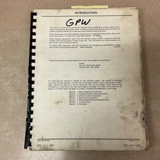 Crown GPW Series PALLET WALKIE SERVICE REPAIR MANUAL PARTS BOOK FORK LIFT TRUCK comprar usado  Enviando para Brazil