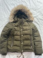 Topshop khaki puffa for sale  MARKET HARBOROUGH