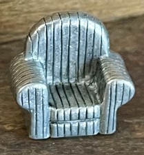 Usado, Botão de poltrona vintage branco metal realista comprar usado Usado, Botão de poltrona vintage branco metal realista comprar usado  Enviando para Brazil