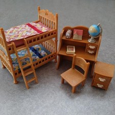 Beliche Sylvanian Family Furniture quarto infantil mesa de estudo comprar usado  Enviando para Brazil
