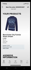 Manchester city xmas for sale  CLECKHEATON