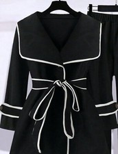 Black white coat for sale  ELLESMERE PORT