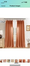 Burnt orange curtains for sale  Brighton