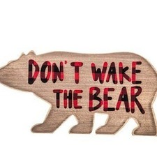 Usado, Decoração - Não acorde o urso pendurado na parede comprar usado  Enviando para Brazil