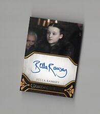 Tarjeta autógrafa de Juego de Tronos Bella Ramsey como Lyanna Mormont segunda mano  Embacar hacia Mexico