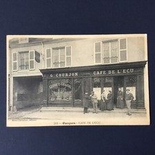 Cpa devanture café d'occasion  Nantes-