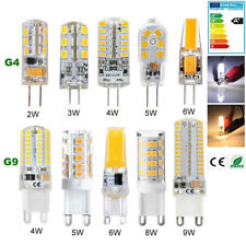 G4 G9 LED lampe 2W 3W 4W 5W 6W 8W 9W Stiftsockel Leuchtmittel DC 12V AC 230V COB comprar usado  Enviando para Brazil