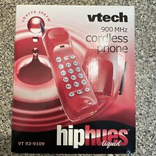 Telefone sem fio vtech VT 93-9109 Hiphues Liquid Cherry Storm 900 MHz raro (144) comprar usado  Enviando para Brazil
