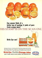 BIRDS EYE Bebida de Suco de Laranja Enlatada Flórida ANÚNCIO (2) Original 1967 Impressão Anúncio comprar usado  Enviando para Brazil