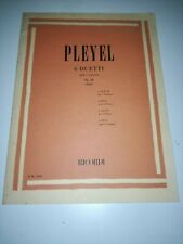 Pleyel duetti ricordi usato  Castellammare di Stabia