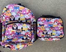 Mochila estampada Squishmallows Bioworld com lancheira combinando comprar usado  Enviando para Brazil