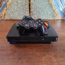 Console preto PS2 Fat SCPH - 50001 + controle, usado comprar usado Console preto PS2 Fat SCPH - 50001 + controle, usado comprar usado  Enviando para Brazil