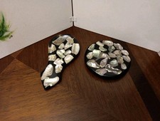 Pair vintage abalone for sale  Battle Creek