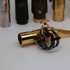 Bocal de saxofone ligadura de metal para ligadura de sax soprano alto tenor, usado comprar usado  Enviando para Brazil