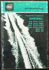 VOLVO PENTA D21/31/32 BOOTS SILNIK WYSOKOPRĘŻNY INSTRUKCJA OBSŁUGI WŁAŚCICIELA Niemiecki na sprzedaż  PL