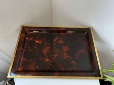 Plateau vintage plexiglass d'occasion  Nantes-