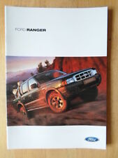 Folheto de vendas Ford Ranger 2002 Reino Unido Mkt - Cabine regular Super Cabine cabine dupla , usado comprar usado  Enviando para Brazil