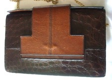 Sac marron lanvin d'occasion  Perpignan-