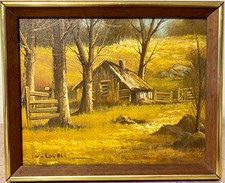 Signed decorative landscape for sale  Venice