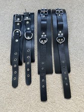 Black leather wrist for sale  CHESHAM