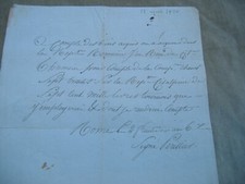 Napoleonica documento repubbli usato  Bologna